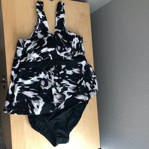 MIRACLESUIT One Piece Swimsuit - Skirt